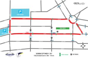 West Readling Twilight Crit Course Map