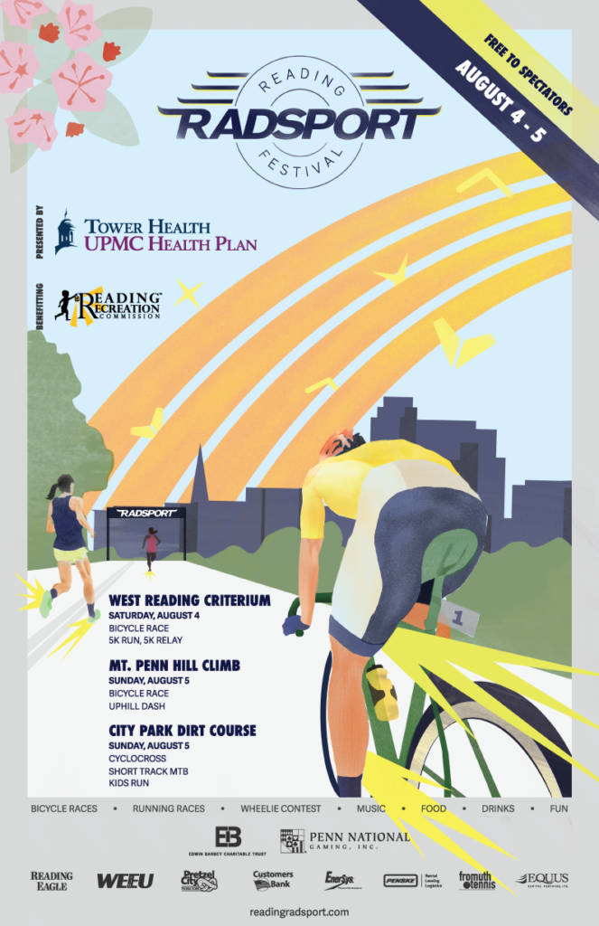 2018 Reading Radsport Festival Poster